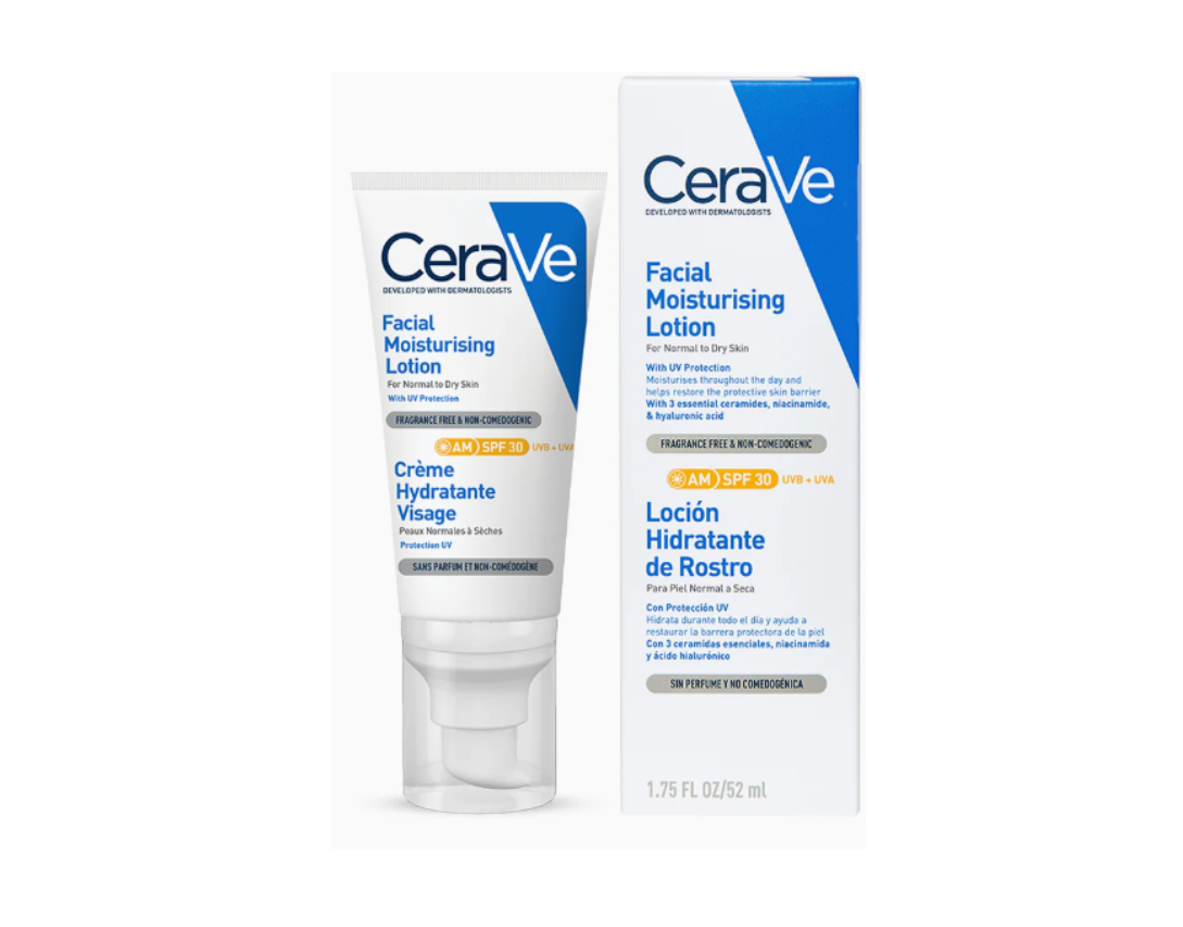 CERAVE LOCION HIDRATANTE DE ROSTRO FPS30 PIEL SECA LOCI