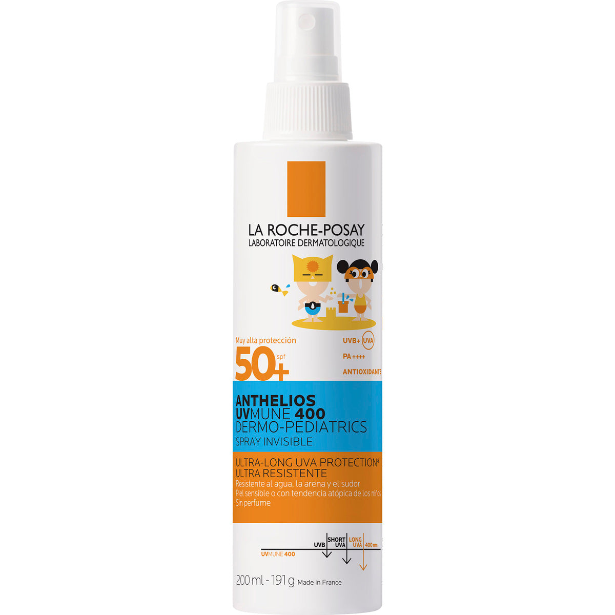 La Roche Posay Anthelios UVMUNE 400 Dermo-Pediatrics Spray Invisible FPS 50+