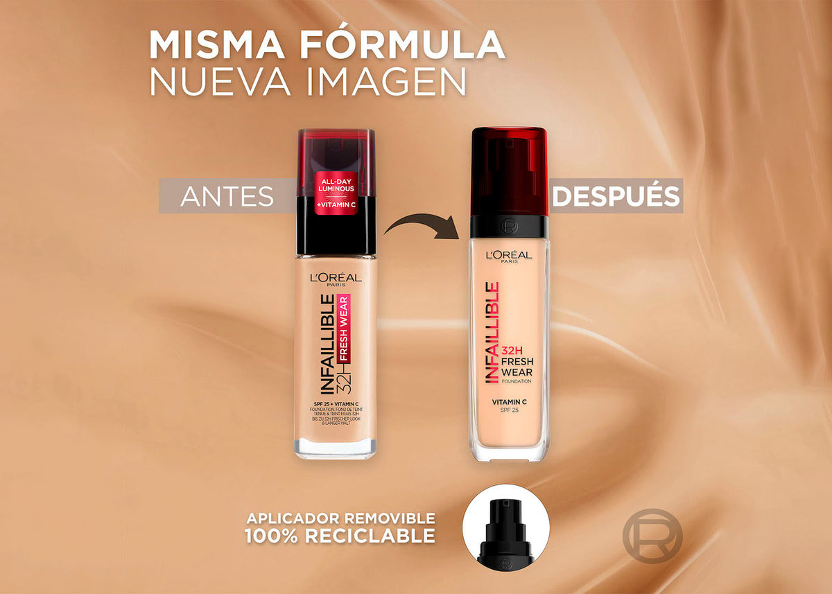 INFALLIBLE 32H BASE MAQUILLAJE LIQUIDA FRESHWEAR
