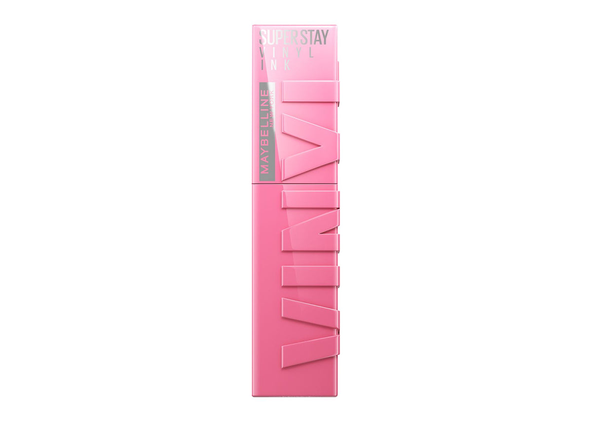 MAYBELLINE Labial lÃÂquido brillante de larga duración, Superstay Vinyl Ink tono Upbeat, 4.2ml
