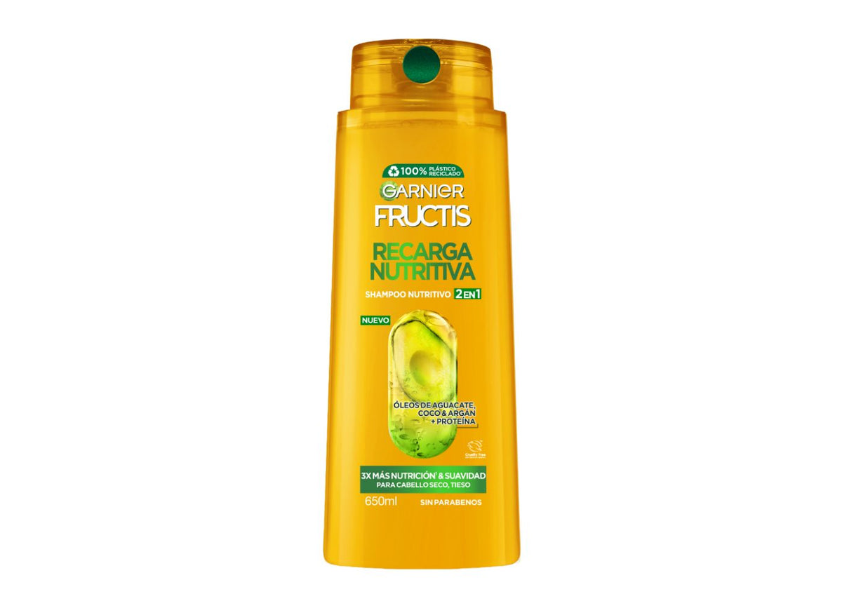 Shampoo 2en1 Fructis Recarga Nutritiva 650ml