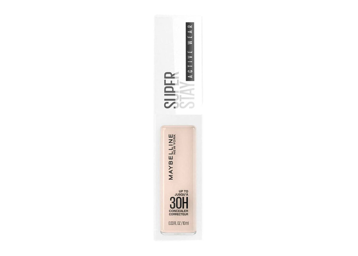 MAYBELLINE New York Corrector Super Stay Active Wear, 30H, Tono 10 Fair
