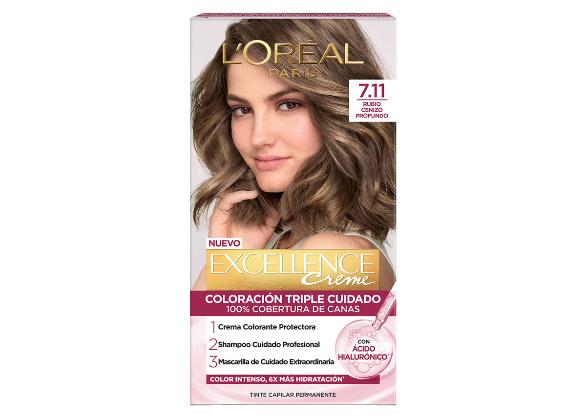 L'Oréal ParÃÂÂs Excellence tono 7.11