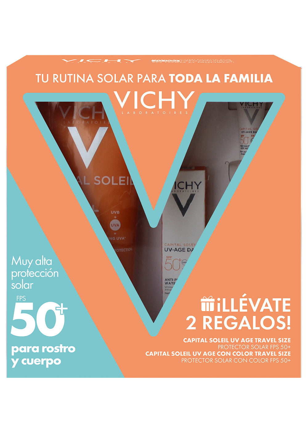 Kit capital soleil hidratante protector solar family 300ml
