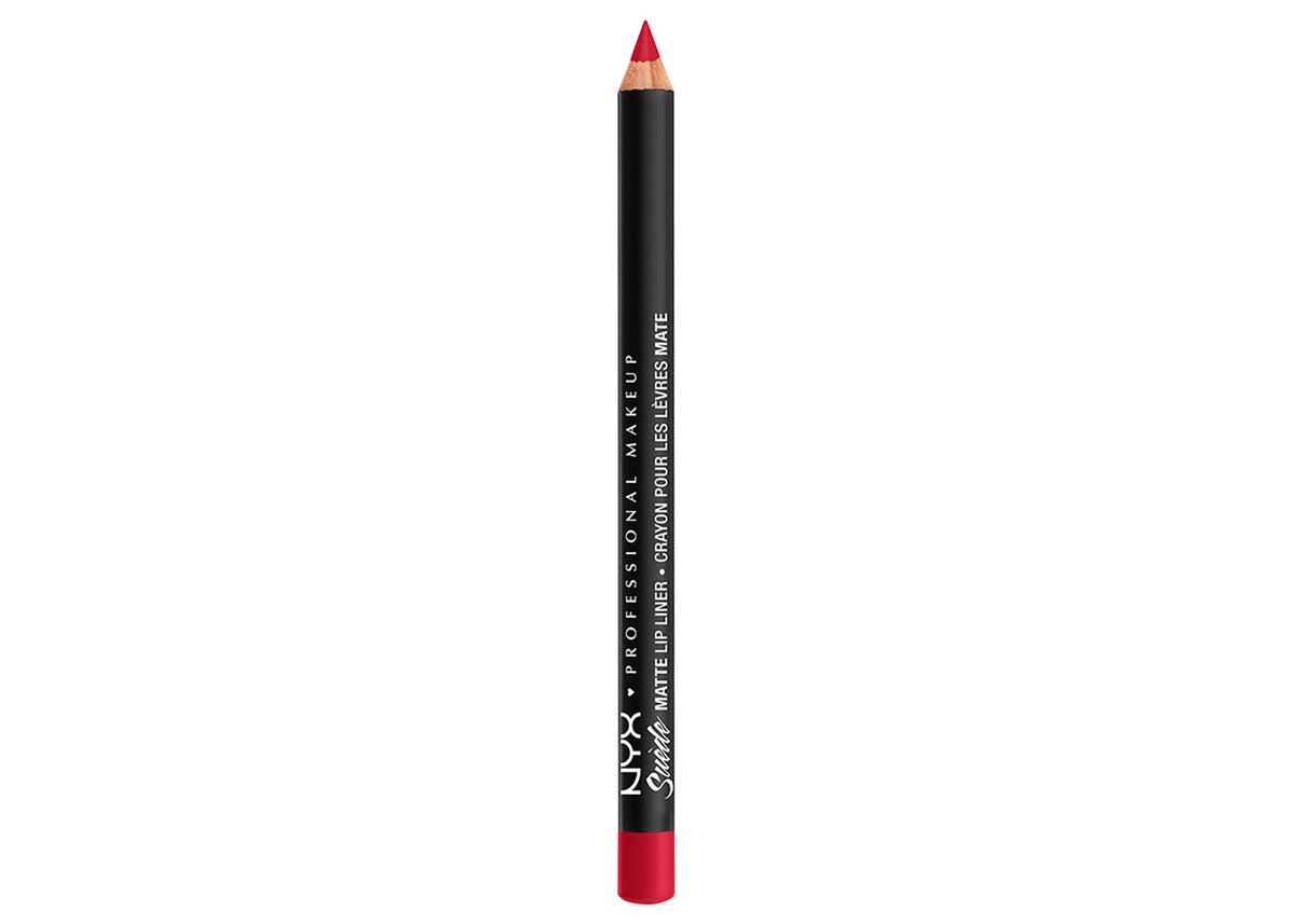 Lápiz de delineador de labios Suede Matte, Nyx Professional Makeup, Tono Spicy, 1g