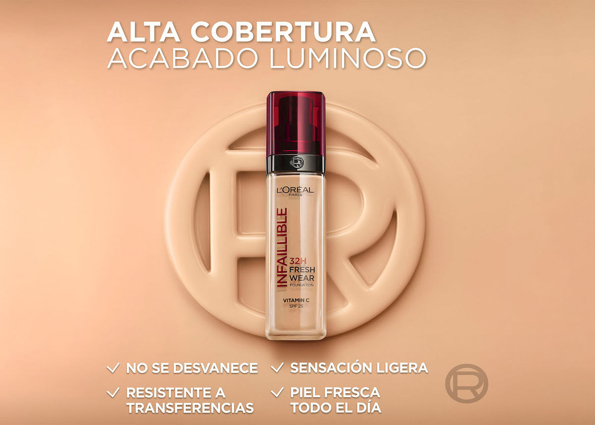 INFALLIBLE 32H BASE D/MAQUILLAJE 225-SABLE BEIGE