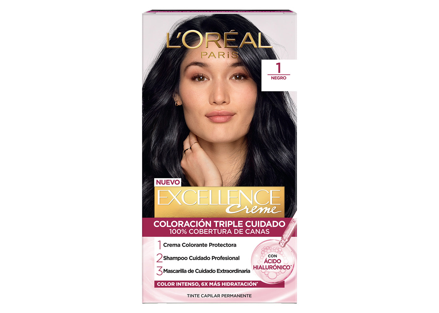 Tinte para cabello Excellence L'OrÃƒÆ’Ã‚Â©al Paris 1 Negro