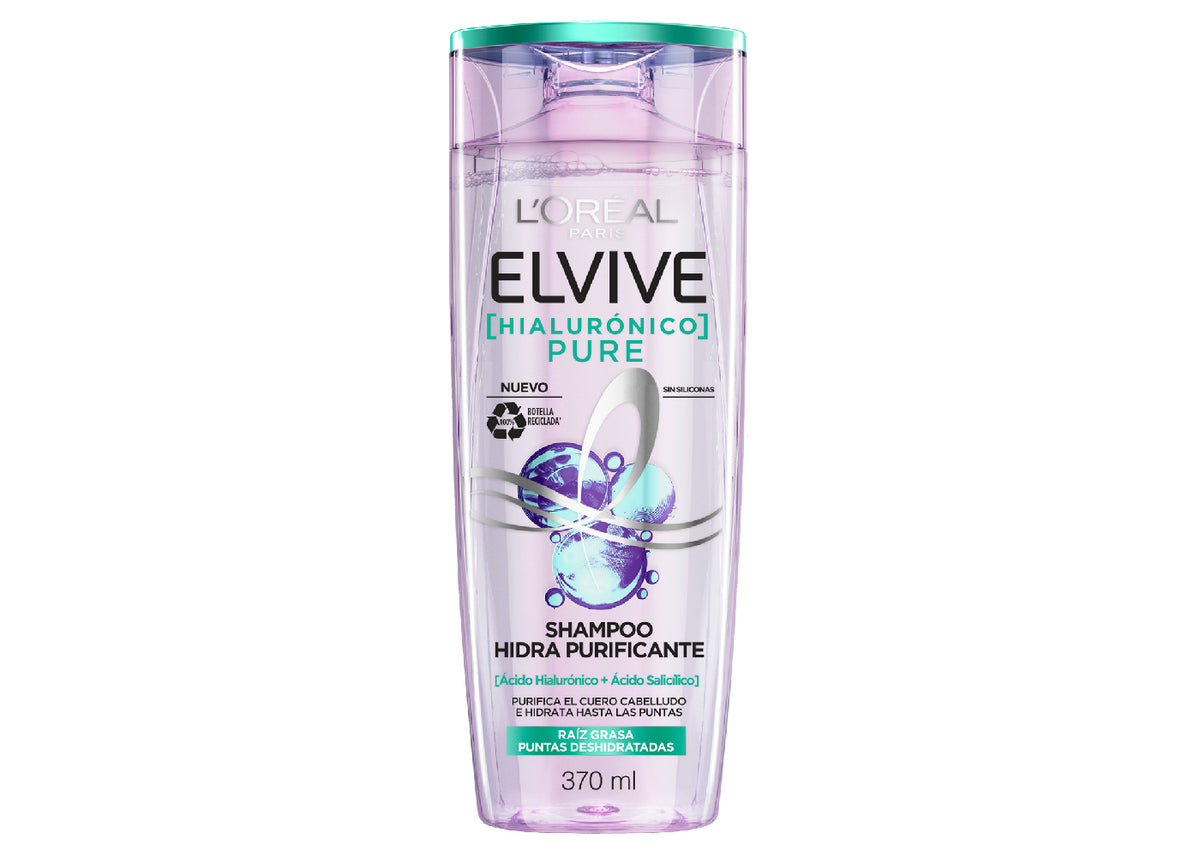 Shampoo Hidra HilaurÃƒÆ’Ã‚Â³nico Elvive L'OrÃƒÆ’Ã‚Â©al Paris 370ml
