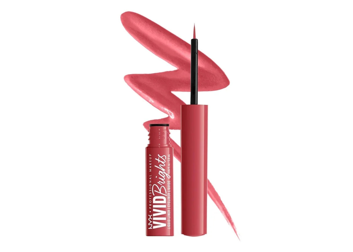 VIVID BRIGHT LIQ LNR ON RED